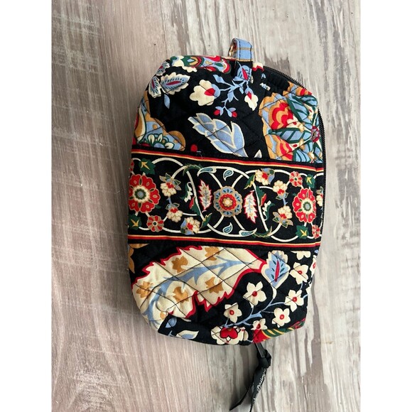 Vera Bradley Wristlet Pouch Bag Wallet floral Print like new with zipper makeup - Picture 2 of 3